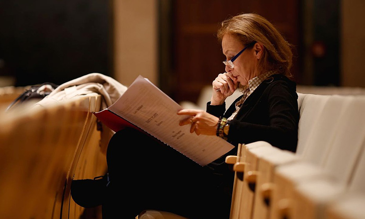 Composer and musician Cathy Milliken. Photo: Astrid Ackermann / Bayrischer Rundfunk orchestra
