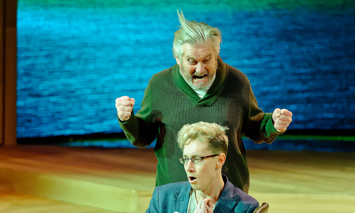 Peter Kowitz and Matt Crook in Creditors. Photo: Chris Herzfeld