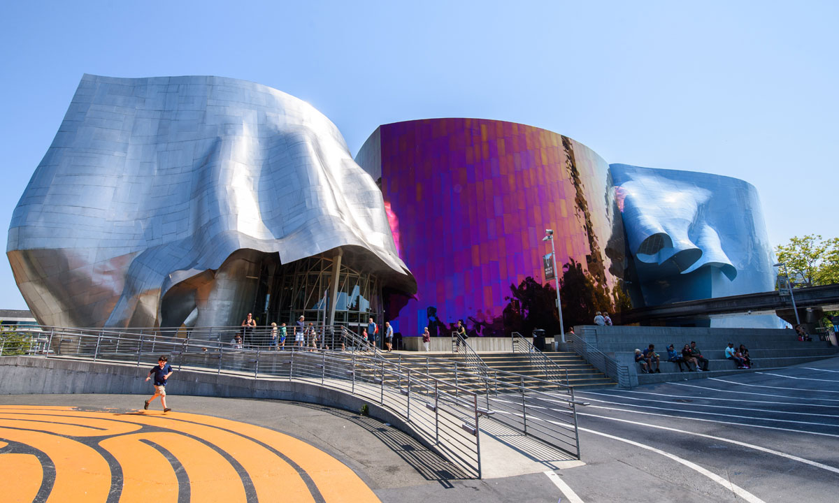 MoPOP is one of the key attractions in the Seattle Center. Photo: Brady Harvey / Museum of Pop Culture