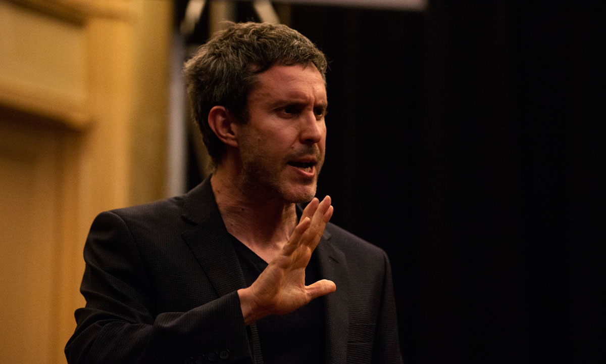 Renato Musolino gives a chilling performance in Sea Wall. Photo: Shane Reid / Fotonaut