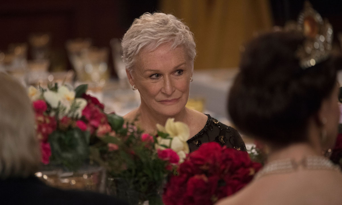 Glenn Close gives a powerful, controlled performance in The Wife.