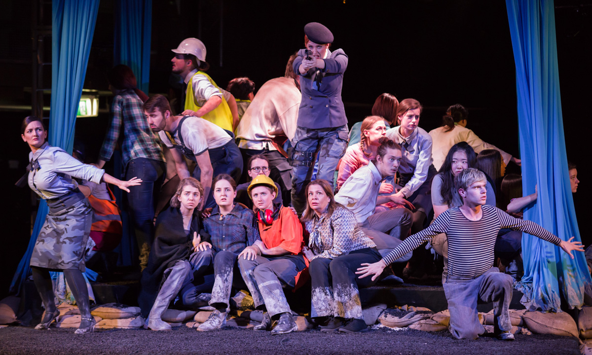 State Opera's Dido & Aeneas is set in contemporary times. Photo: Bernard Hull Photography