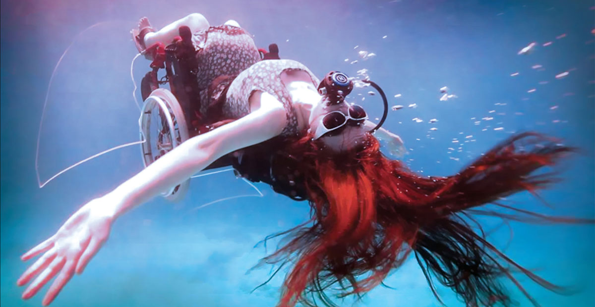 Sue Austin - Creating the Spectacle, will be presented at North Adelaide Aquatic Centre.