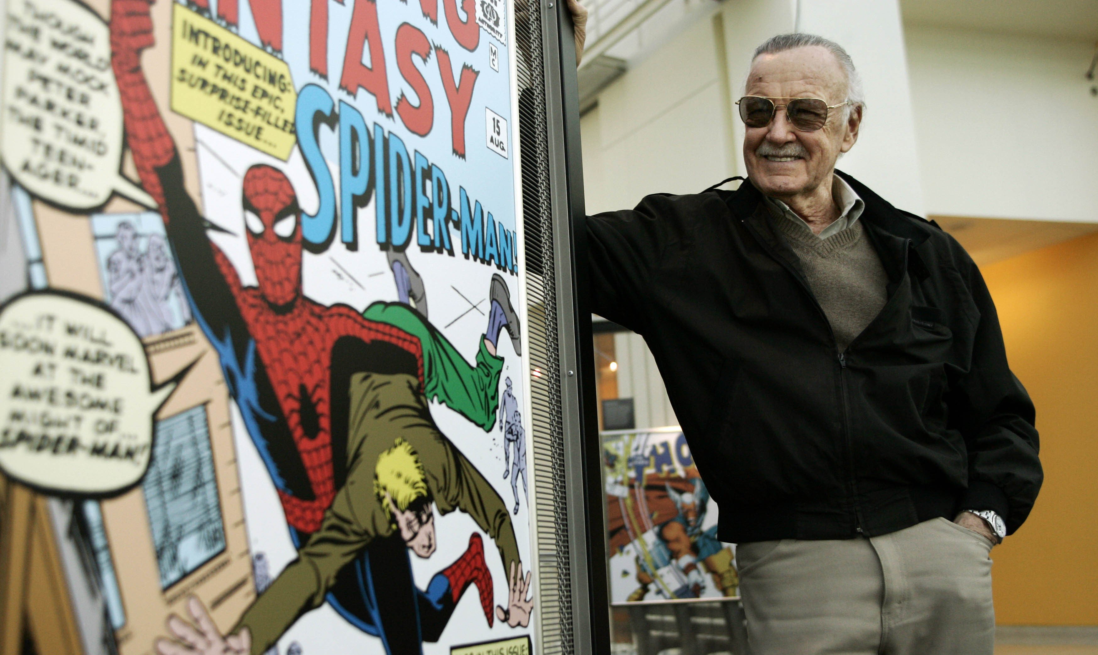 Thumbnail for Marvel comics legend Stan Lee dies