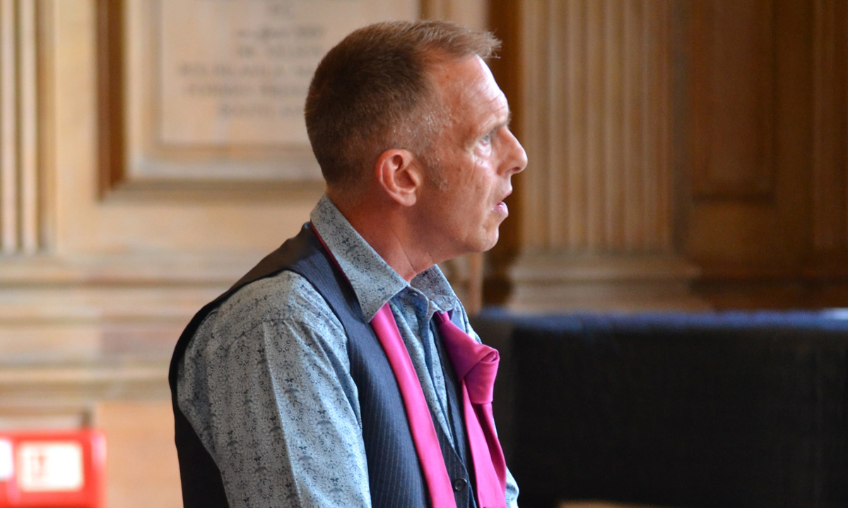 Ian Baxter in The Purple List ... a gay dementia project.