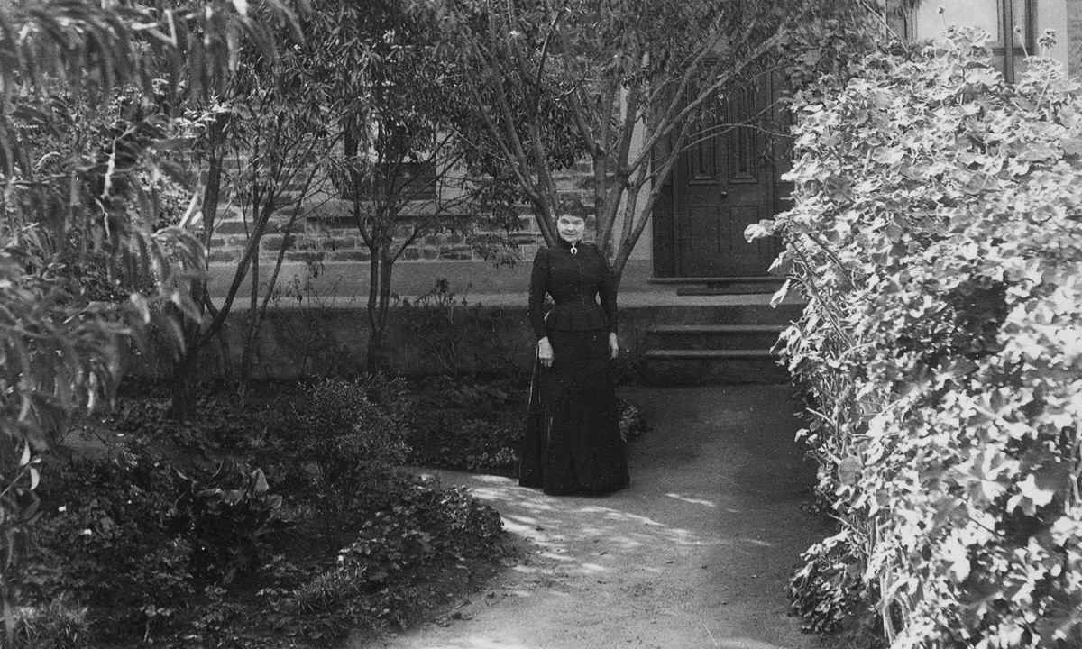 Mary Lee in North Adelaide in the 1880s: she was publicly ridiculed and harassed for her work for women's rights. Photo: SLSA