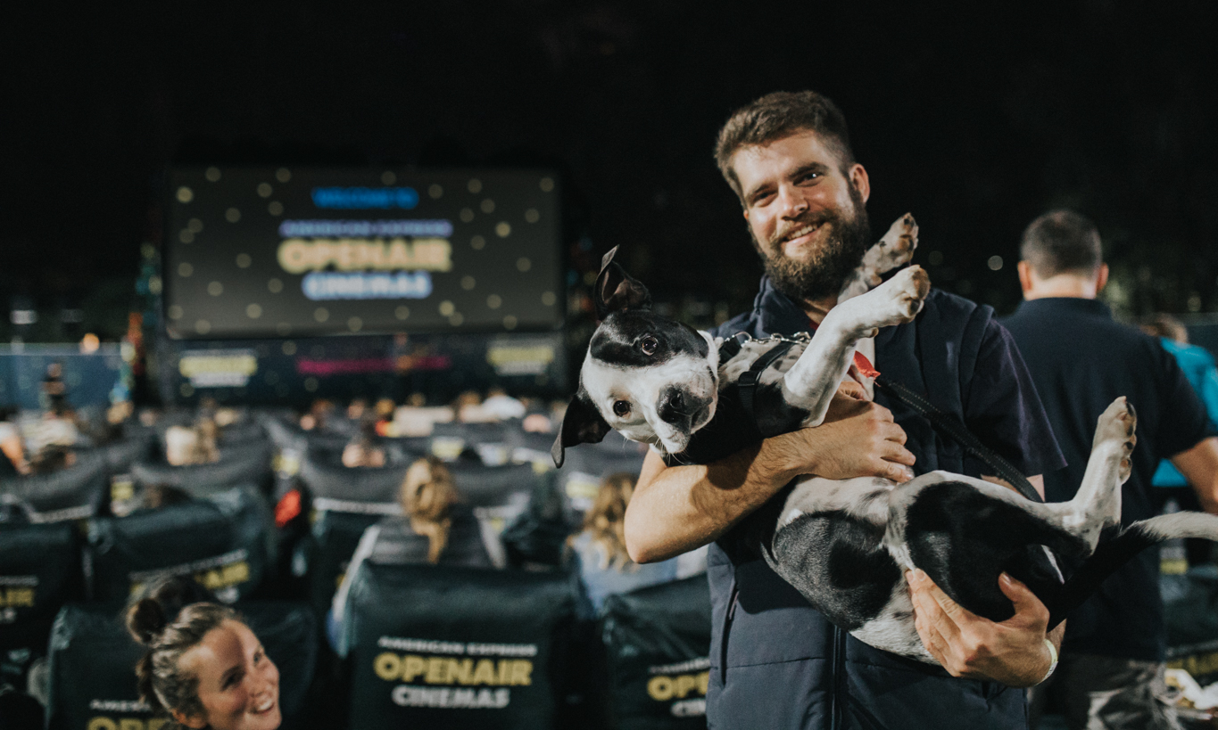 Openair organisers have encouraged cinema-goers to bring their four-legged friends to the new Riverbank location. 