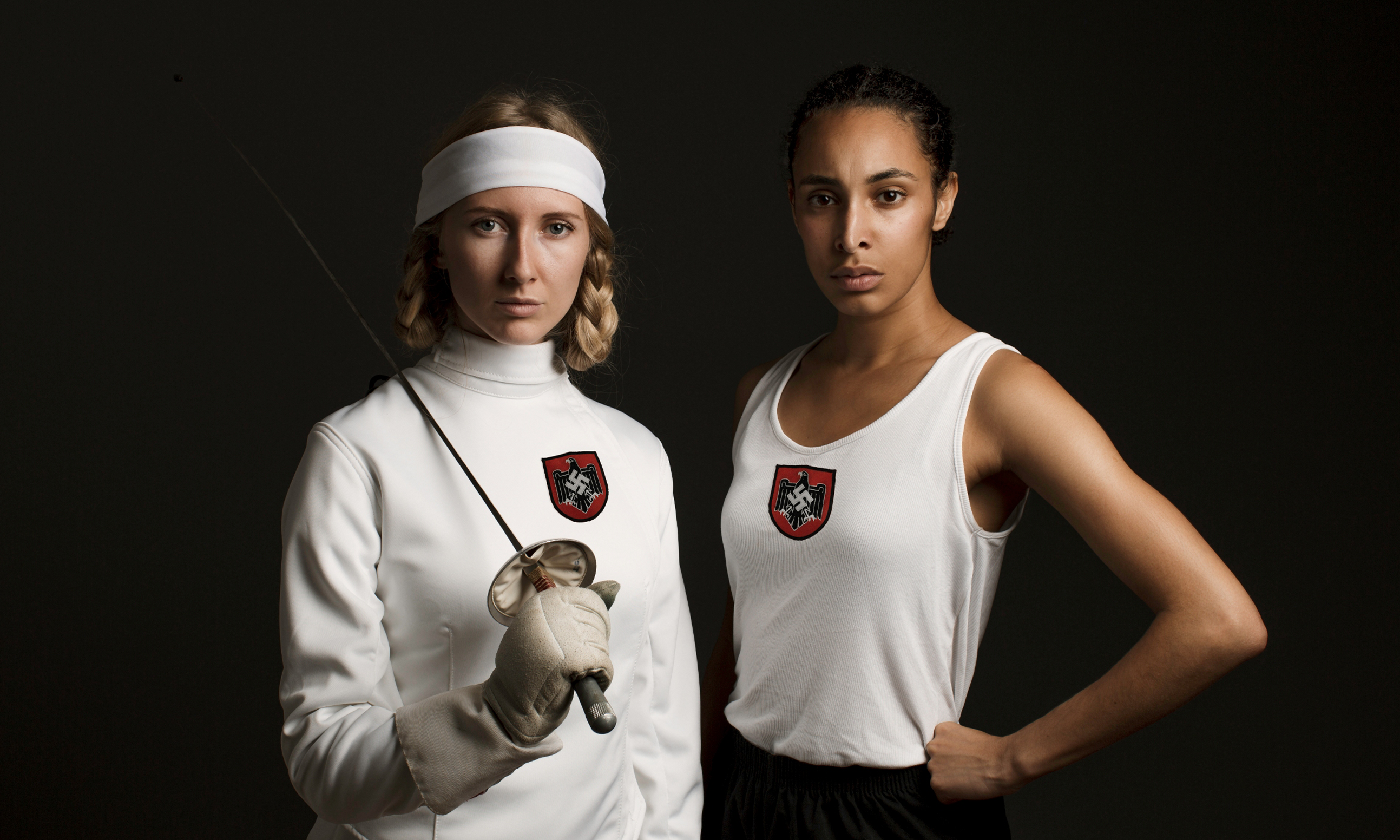 Sophie Shad and Tessie Orange-Turner star as Helene Mayer and Gretel Bergmann in Henry Naylor's new play, Games. 
