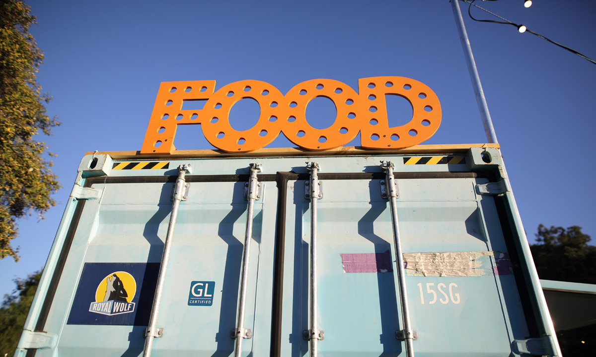 Gluttony will have two food hubs in Rymill Park this year.
