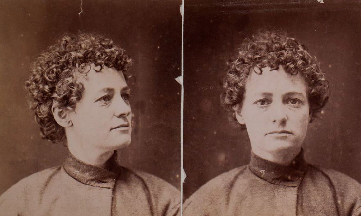 Martha Needle at Old Melbourne Gaol in 1894. Photo: Public Records Office Victoria, Central Register of Female Prisoners