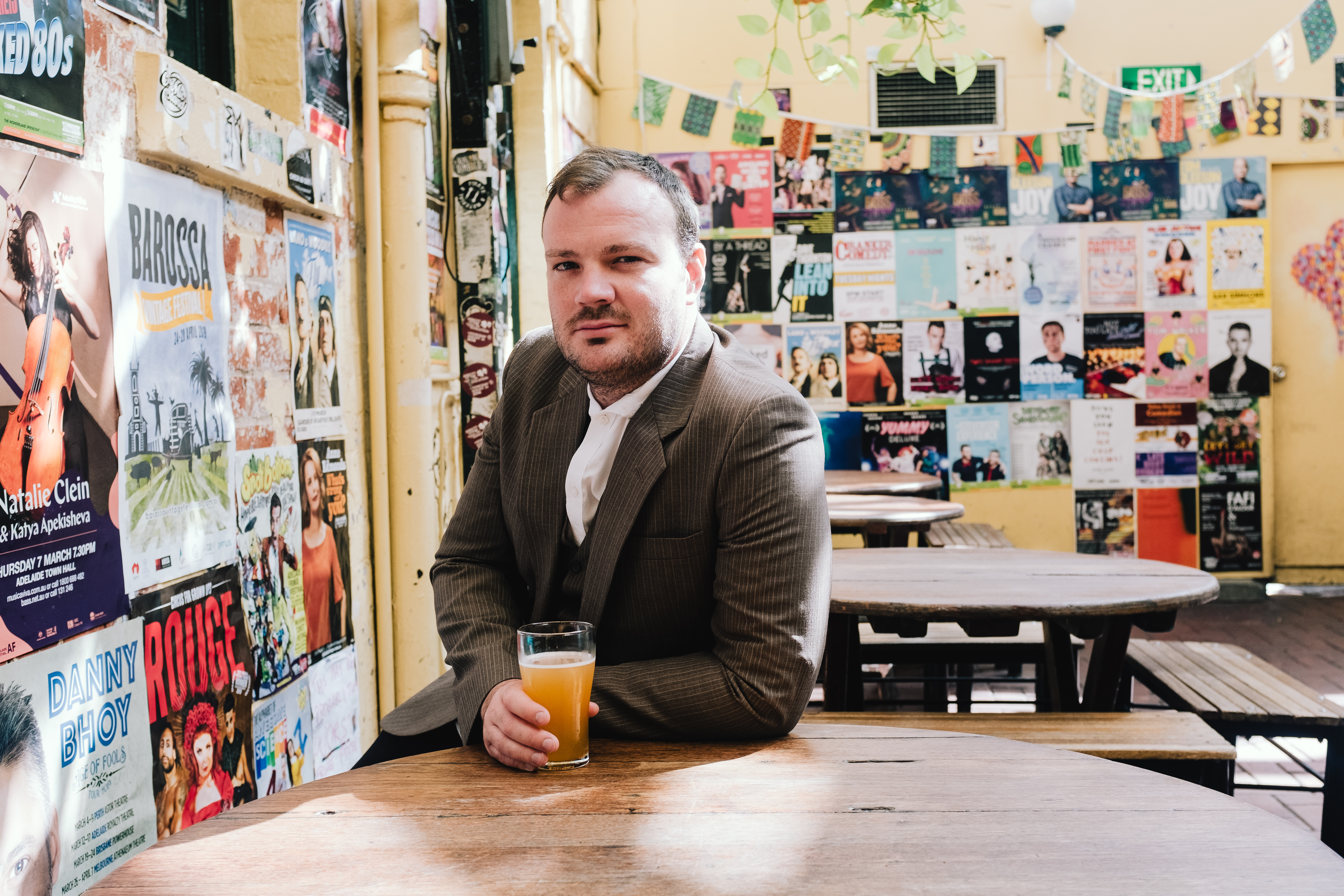 Max Savage's new show is inspired by Adelaide's nightlife and culture. Photo: Peter Fong
