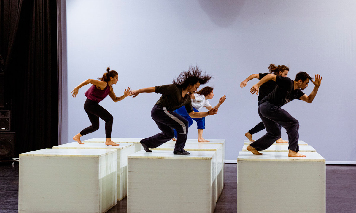 ADT dancers in rehearsal for North/South's premiere season. Photo: Sven Kovac