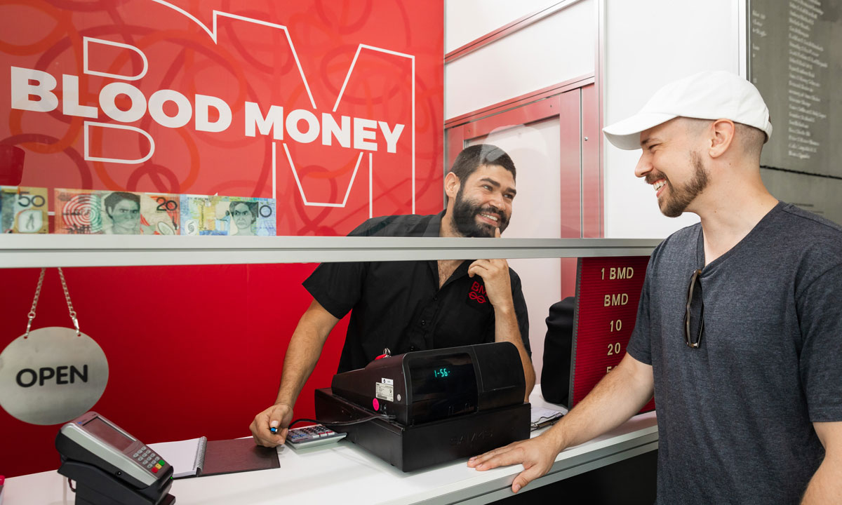 Thumbnail for Tarnanthi artist invites an exchange of ‘blood money’