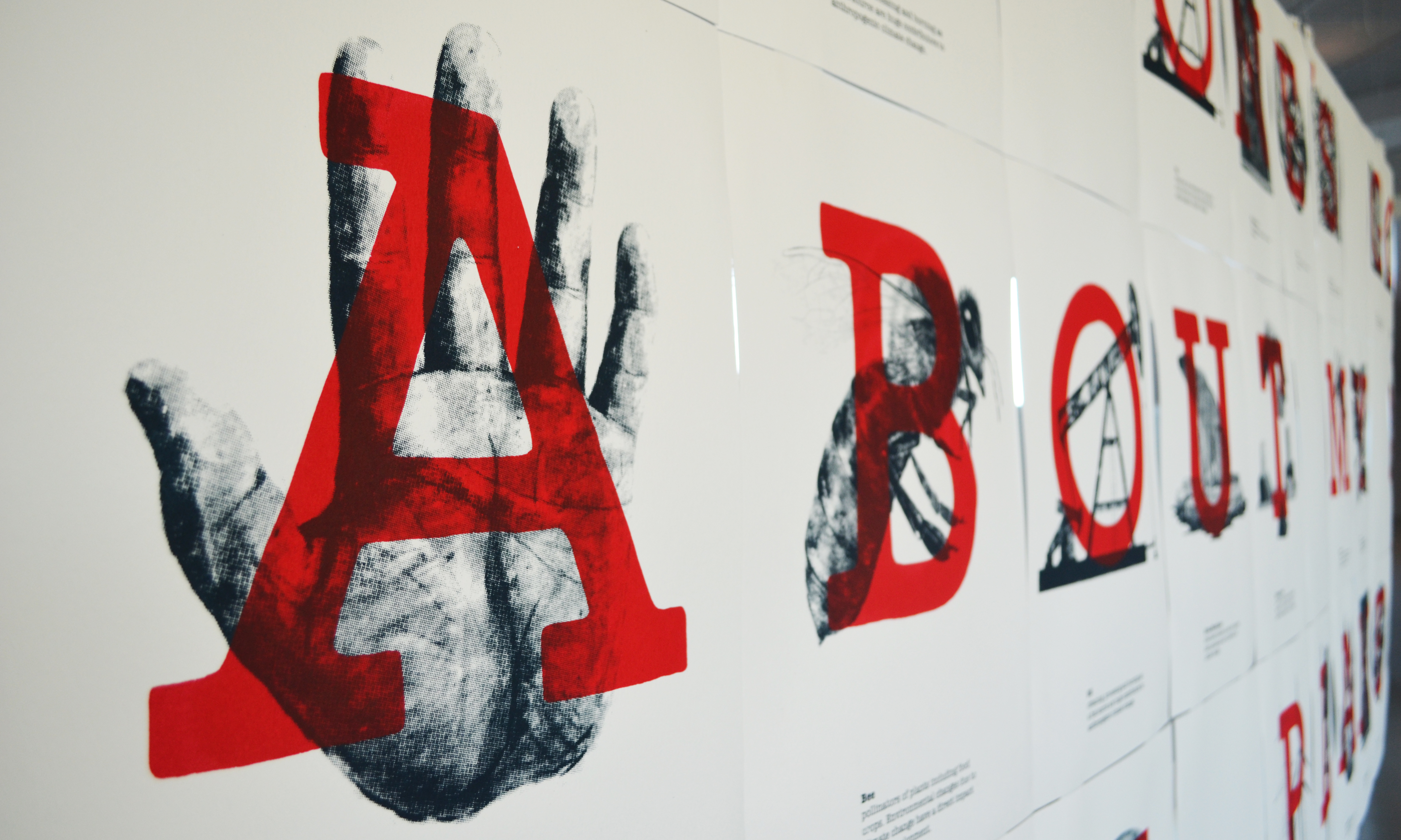 Jake Holmes' Writing the Climate exhibition is being launched tonight. Photo: Angela Skujins