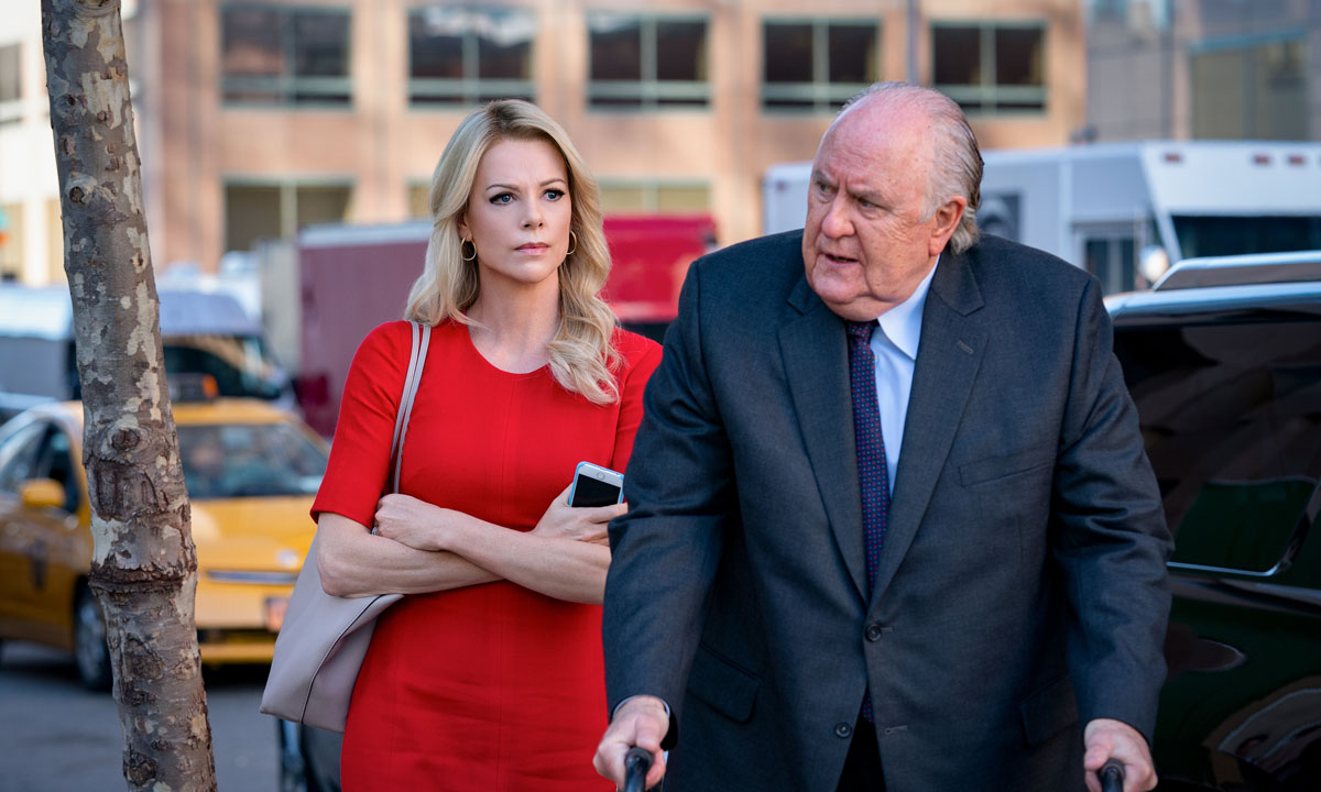 Charlize Theron and John Lithgow in Bombshell. Photo: Studio Canal