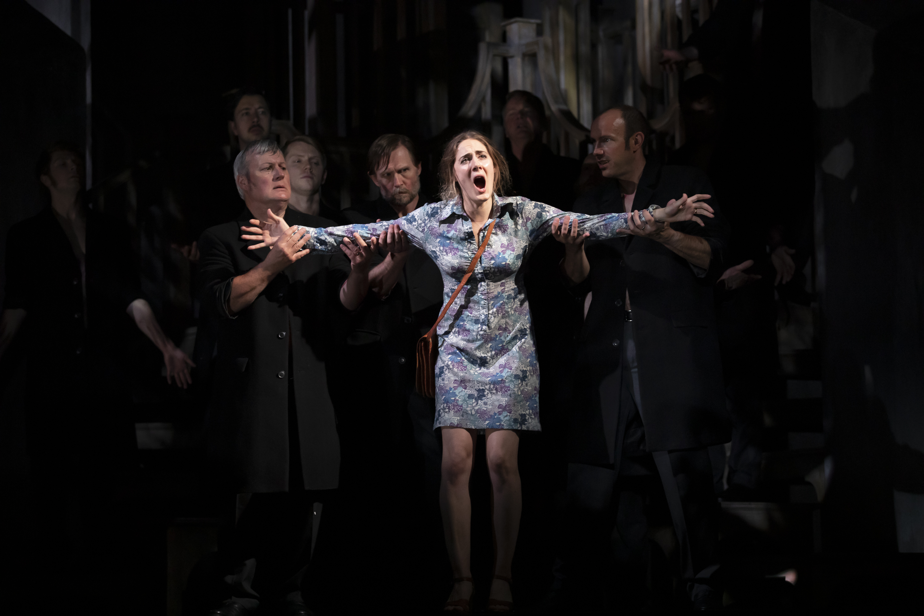 Soprano Sydney Mancasola as Bess in Breaking the Waves. Photo: James Glossop