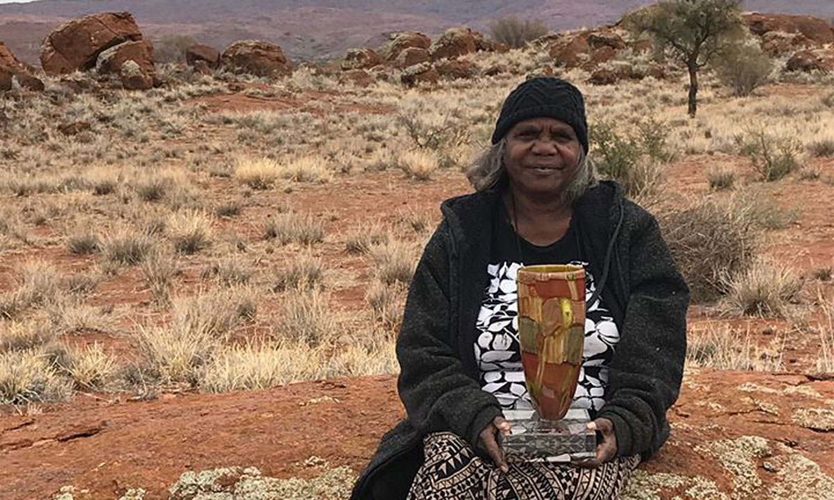 Thumbnail for Ernabella ceramicist and painter wins $50,000 Red Ochre award