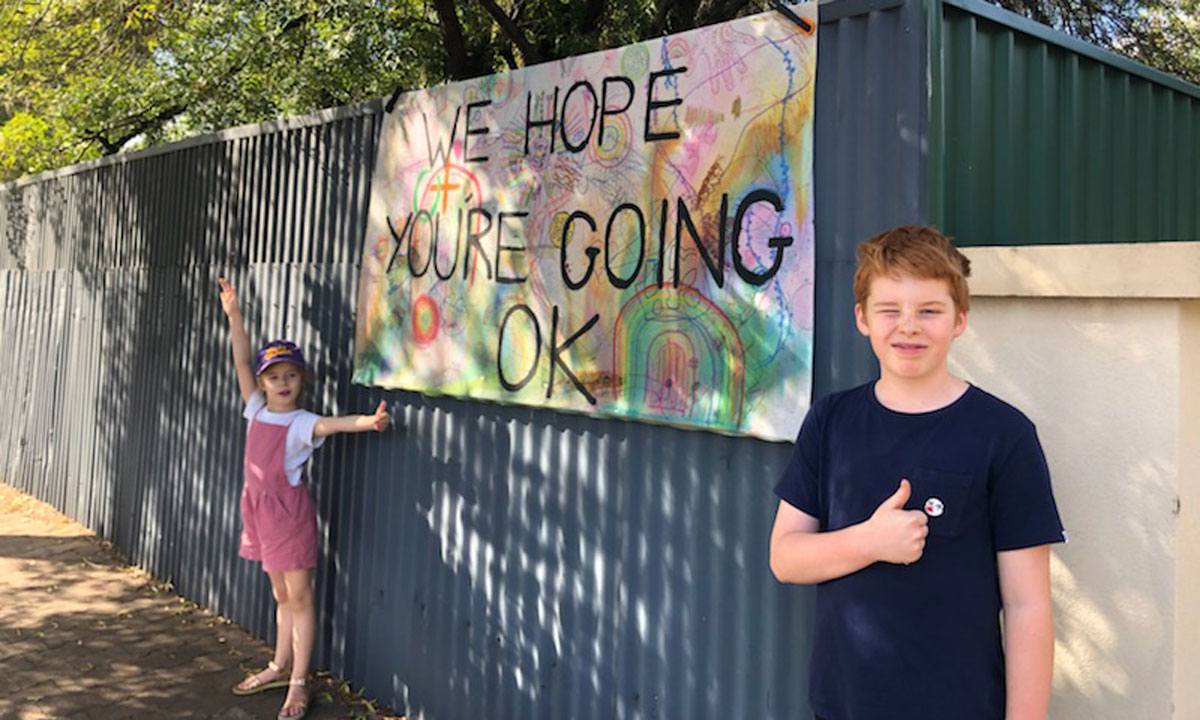A photo of a neighbourhood sign shared on the State Library's Remember My Story Facebook page.