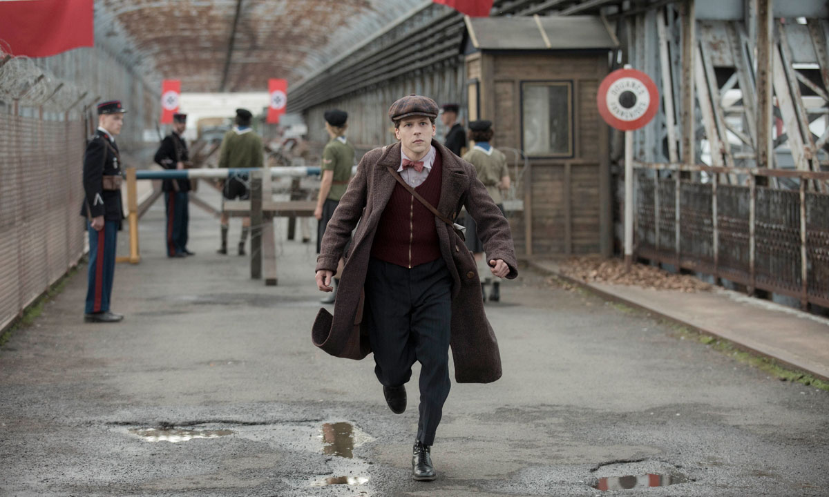 Jesse Eisenberg at Marcel Marceau in Resistance.