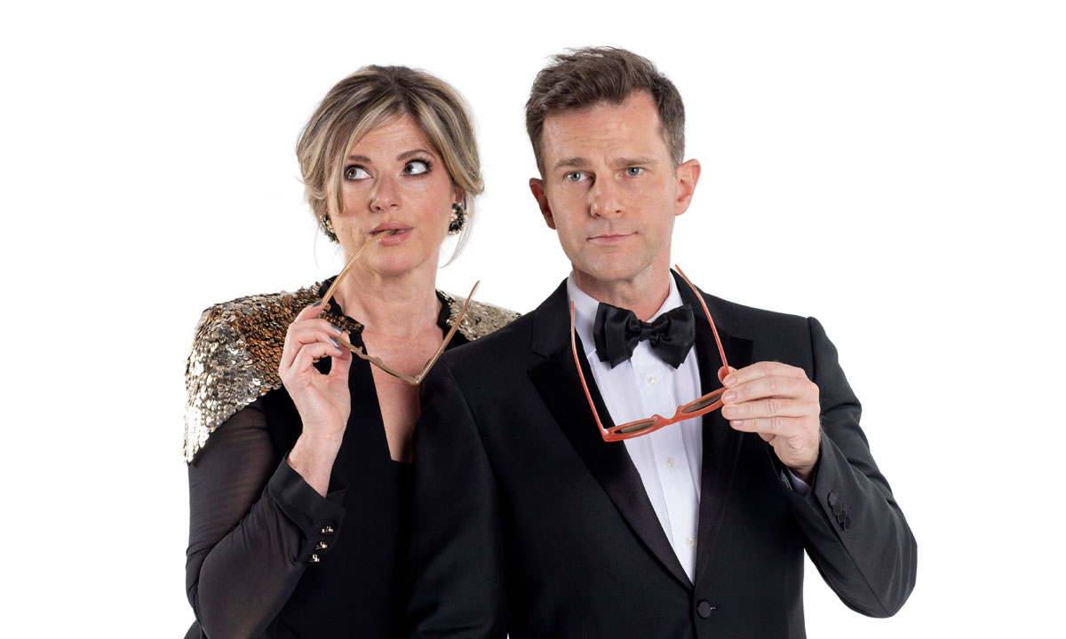 Cabaret Festival artistic director Julia Zemiro with 2020 Cabaret Icon David Campbell. Photo Phillip Erbacher