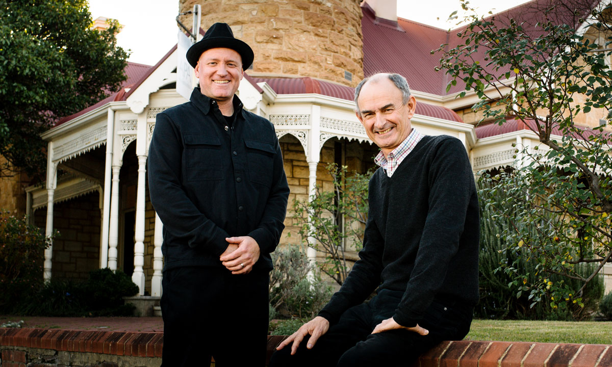 Arts Projects Australia co-directors Lee Cumberlidge and Ian Scobie. Photo: Morgan Sette