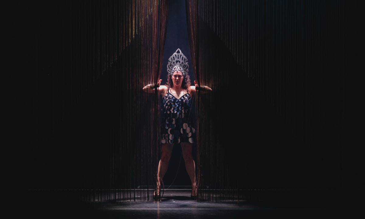Larissa McGowan performing her show 'Cher'. Photo: Tim Standing / Daylight Breaks