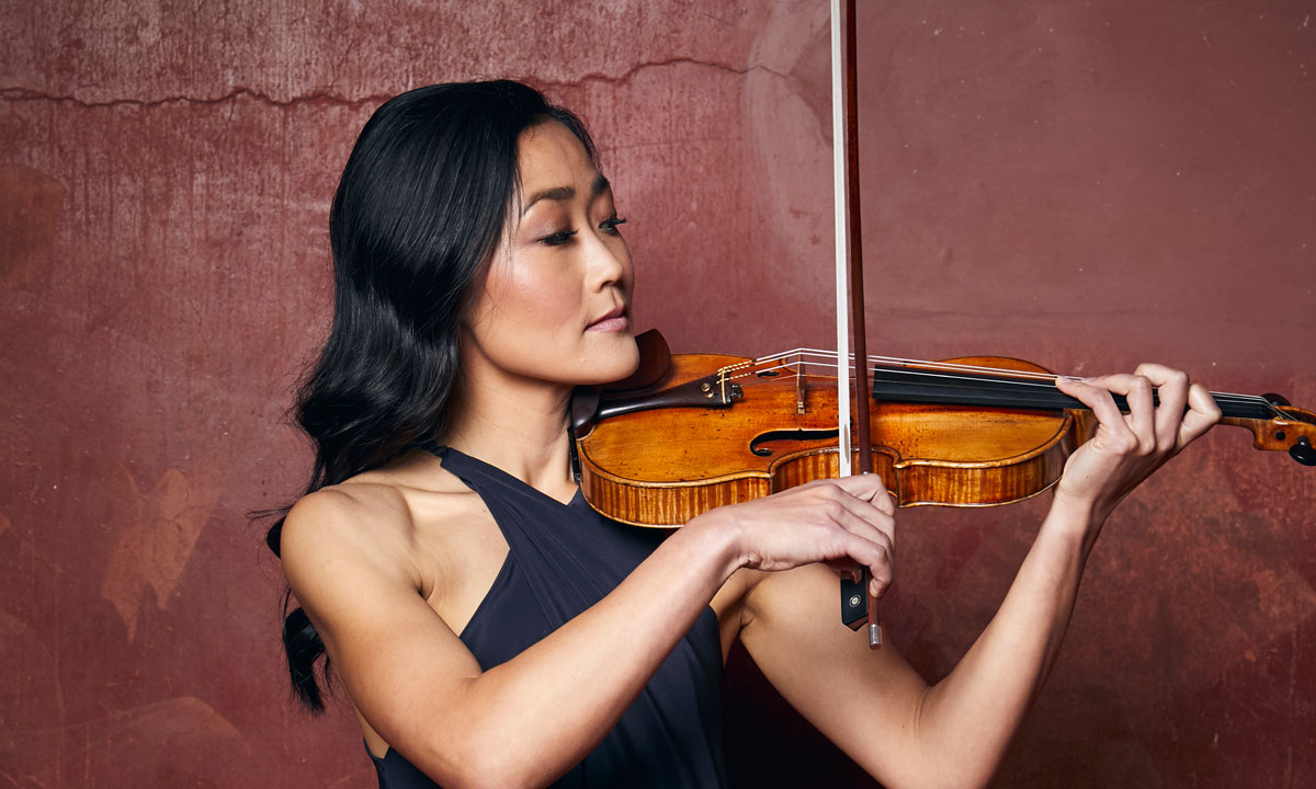 ASO concertmaster Natsuko Yoshimoto. Photo: Claudio Raschella