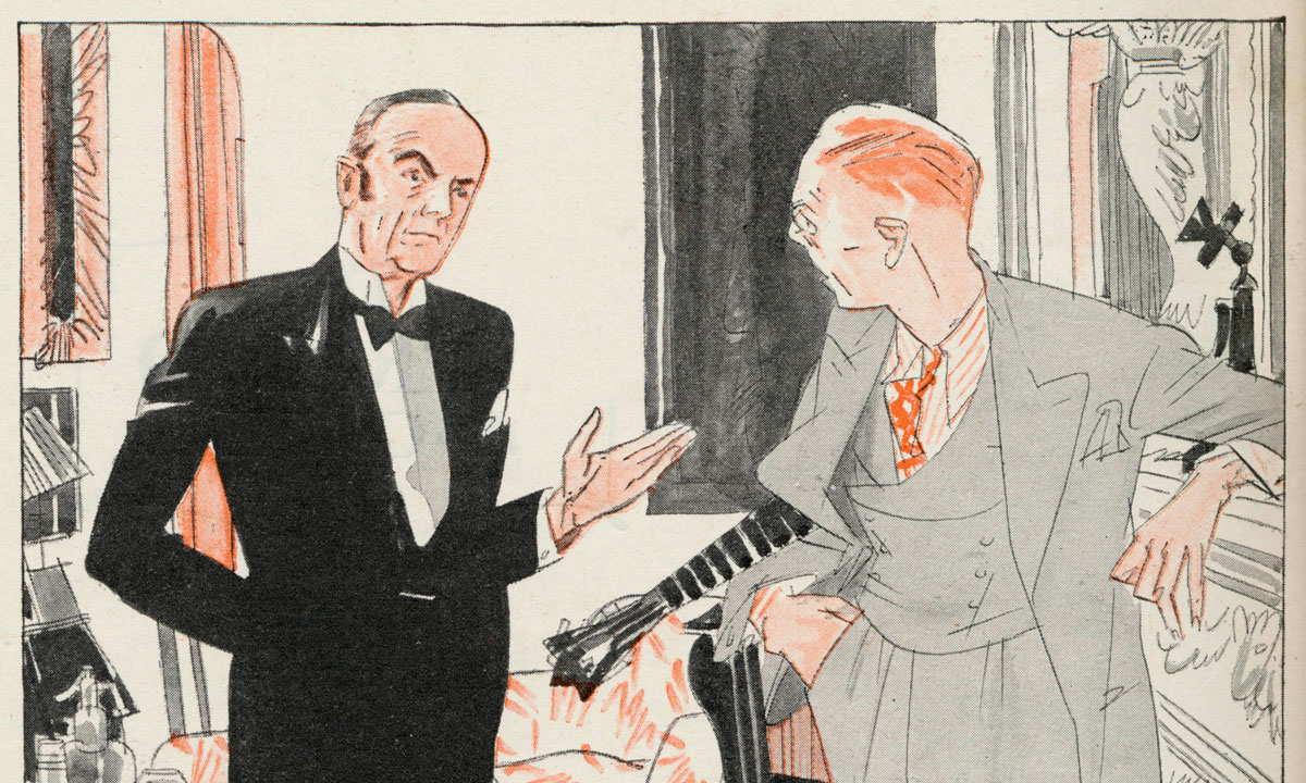 An illustration of Jeeves and Wooster from 1933. Photo: Mary Evans Picture Library