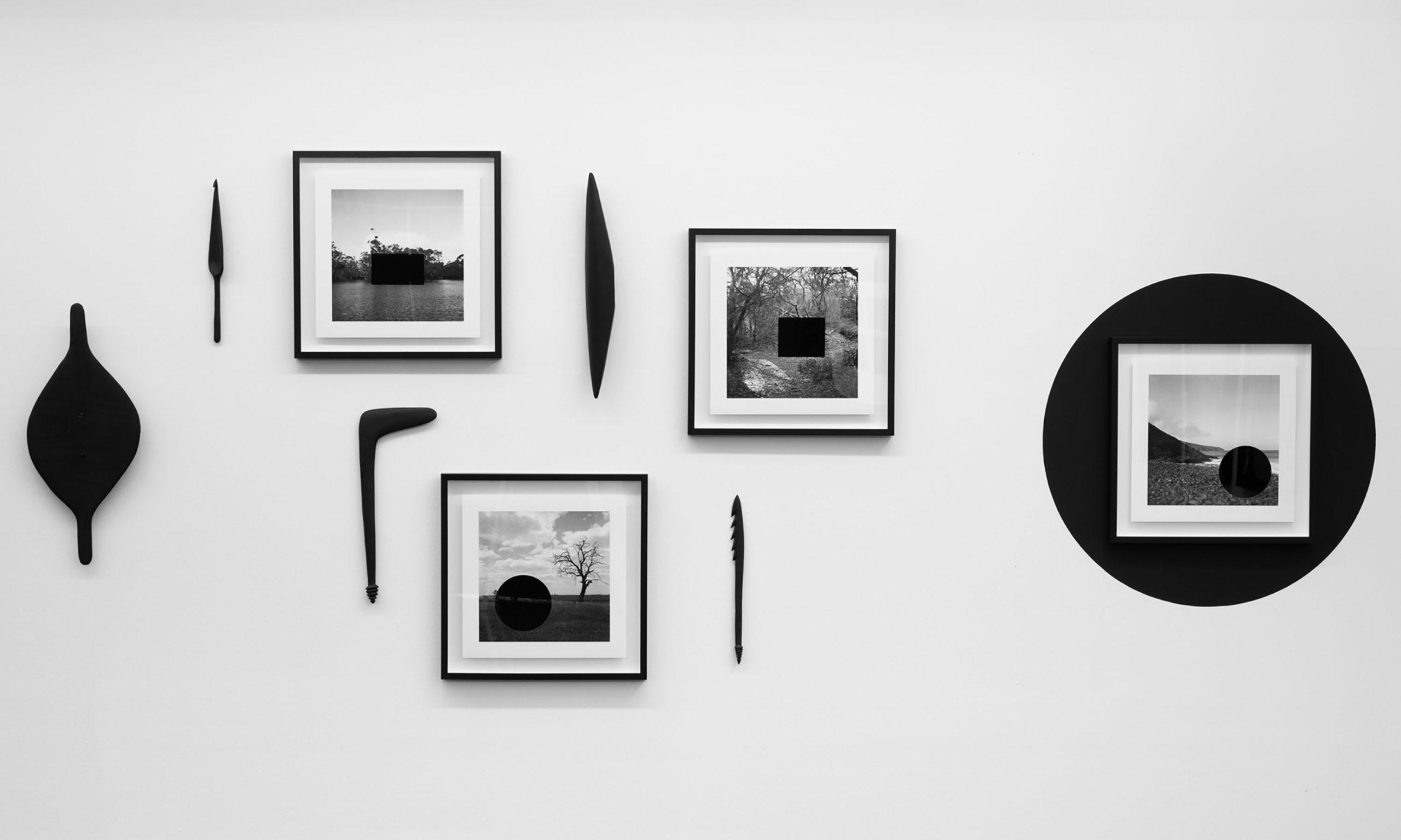 James Tylor's (Deleted Scenes) From an Untouched Landscape in ‘unbranded’ at La Trobe Art Institute, 2019. Photo: Ian Hill