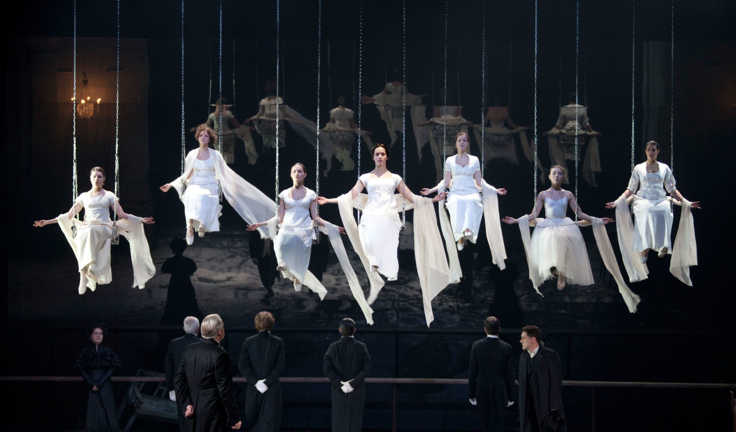 A dramatisation of Alexander Pushkin’s novel-in-verse Eugene Onegin will be livestreamed from Moscow to Her Majesty's Theatre for the Adelaide Festival. Photo: Valery Miasnikov