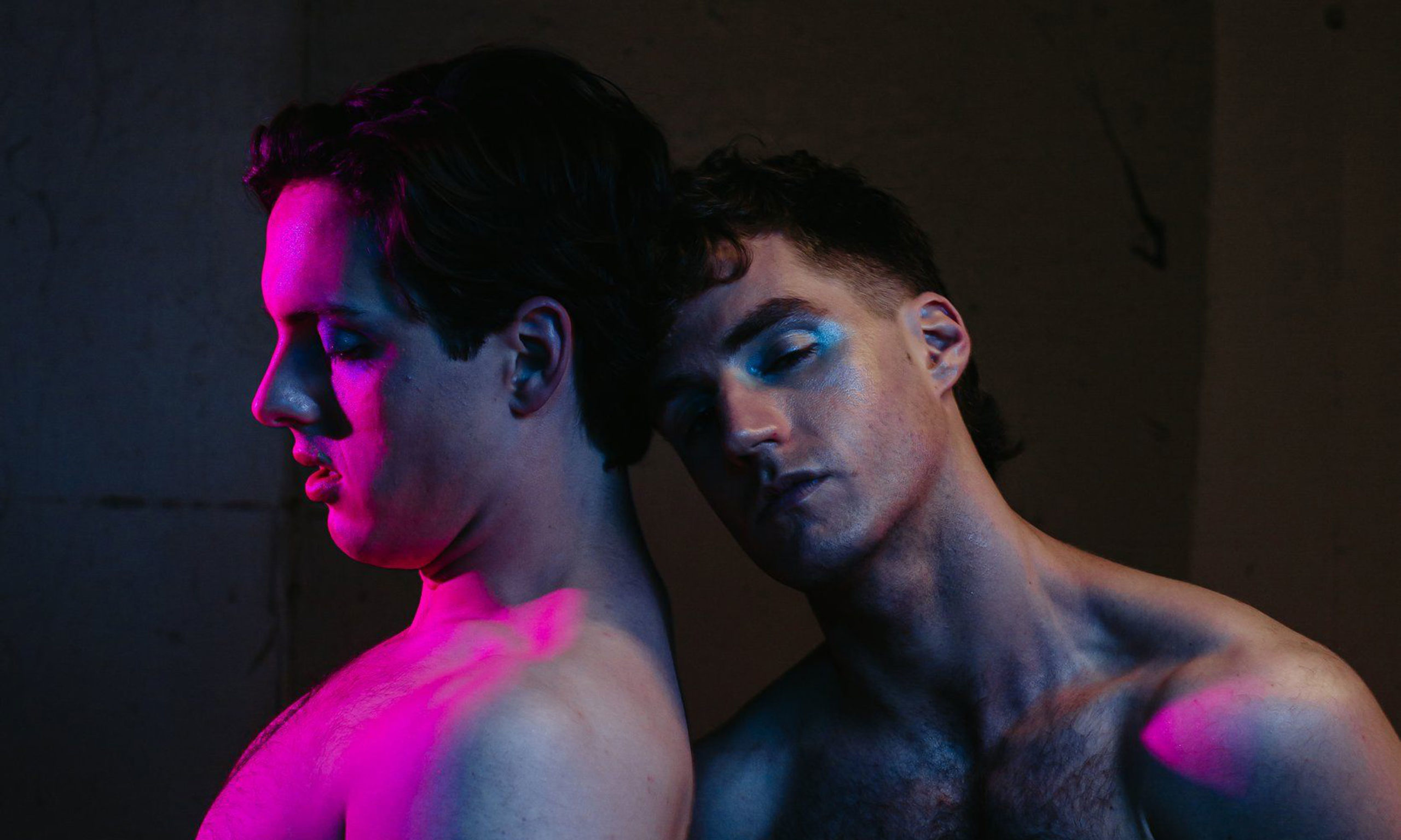 Patrick Livesey and Wil King in the intriguing play DIЯT.