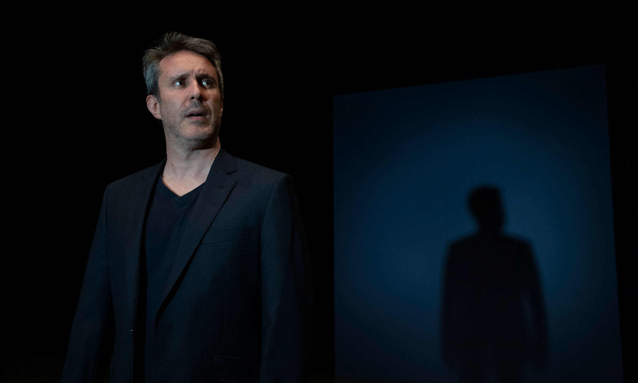 Renato Musolino in Sea Wall at the Space Theatre. Photo: Shane Reid