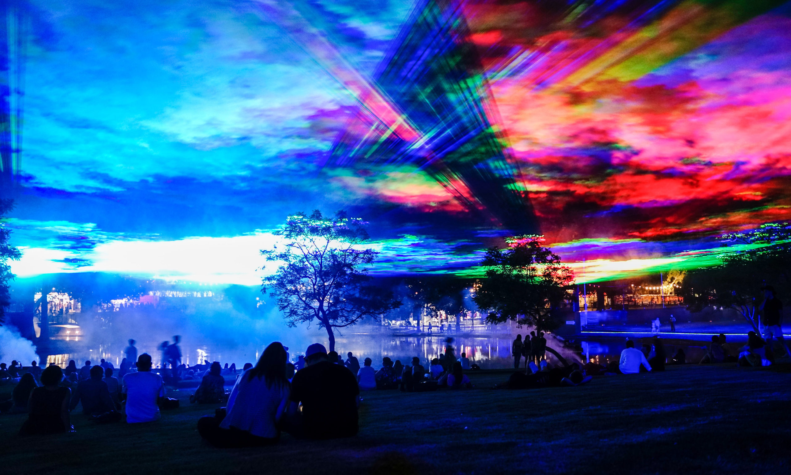 Fringe is finished for 2021, but you can still visit the Borealis installation at Rymill Park Lake in Gluttony until March 28. Photo: Chloe Elizabeth