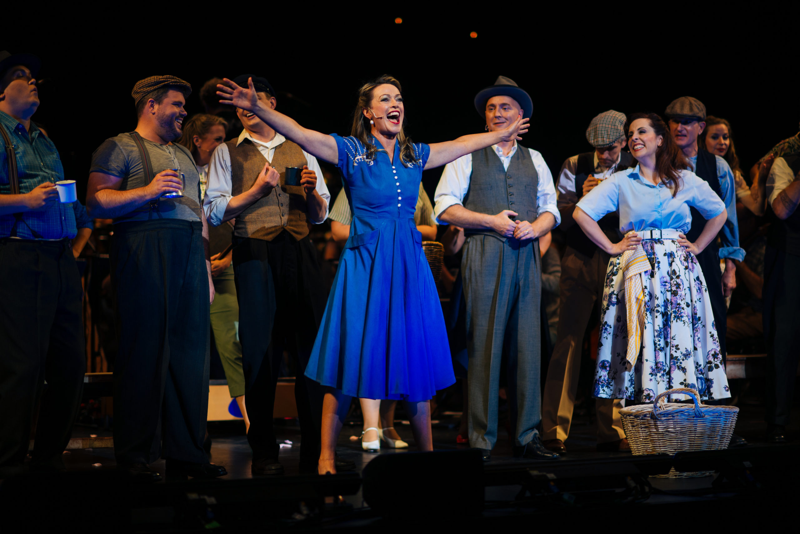 The cast of State Opera's Carousel. Image: Soda Street Productions