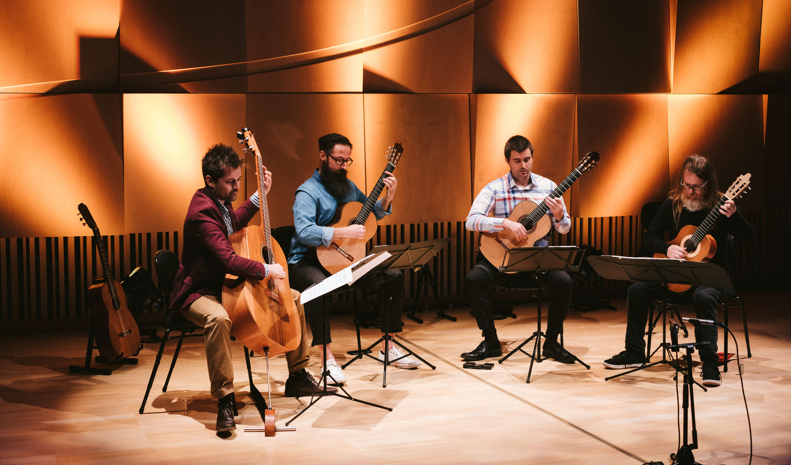 Classical ensemble Melbourne Guitar Quartet is part of this year's Adelaide Guitar Festival line-up. 