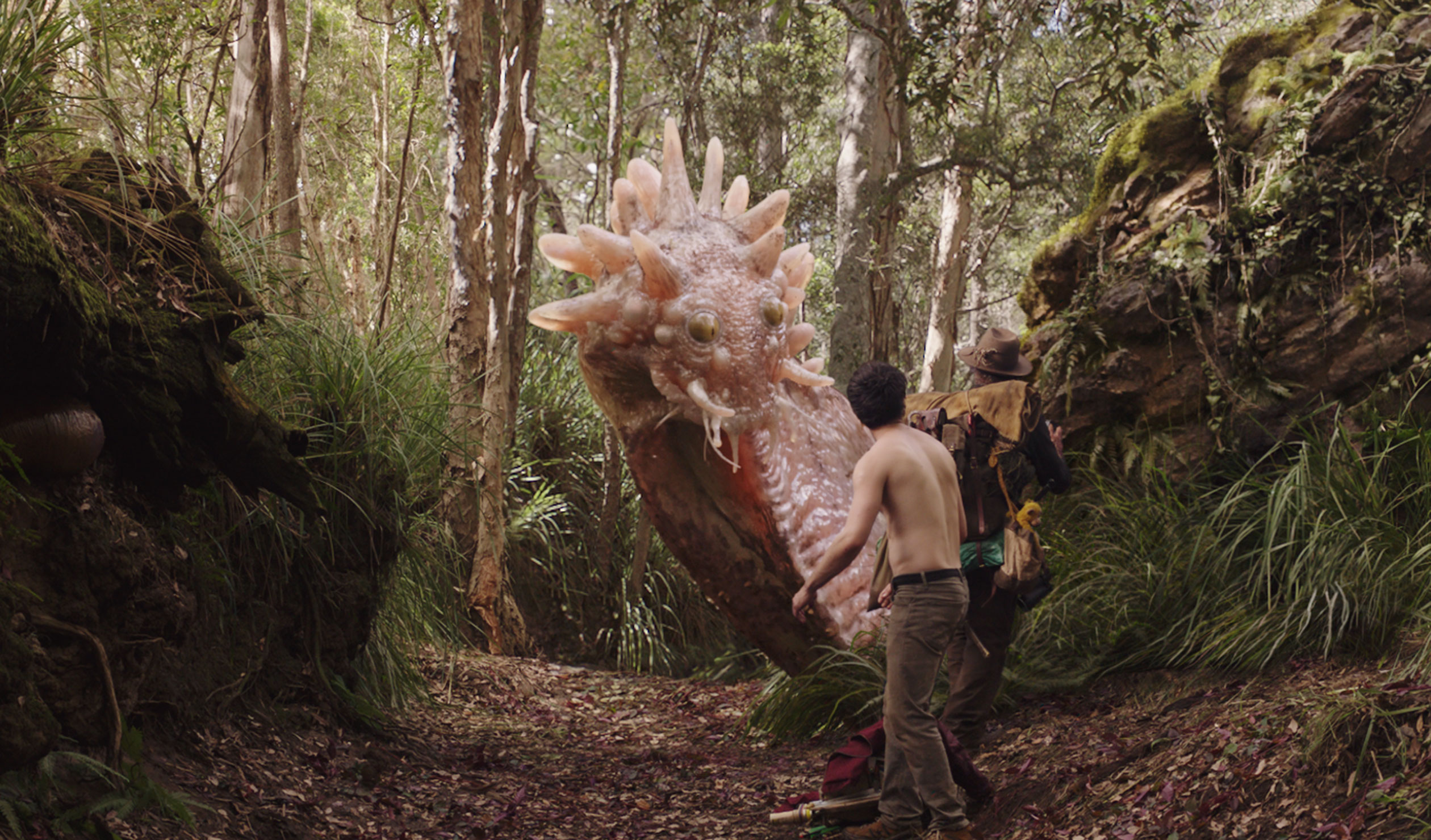 Love and Monsters' Giant Snail – its propulsion patterns  were inspired by the blobby flow of a lava lamp.