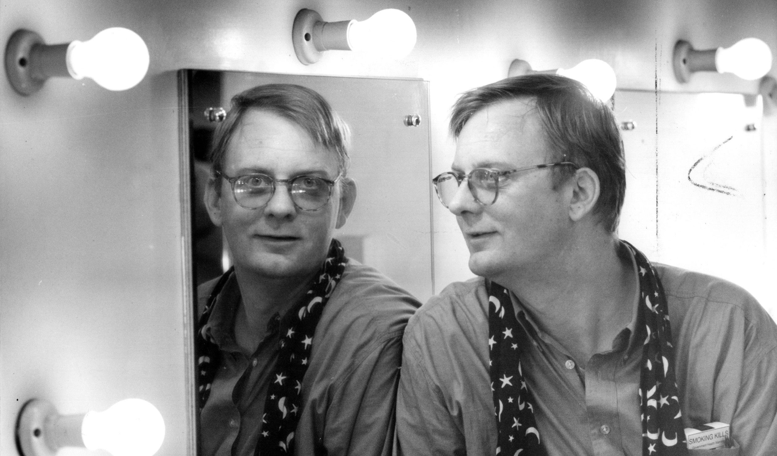 Peter Goers in a dressing room at the Odeon Theatre in Norwood in 1995. Photo from 'Maddening, Self-Indulgent Crap'