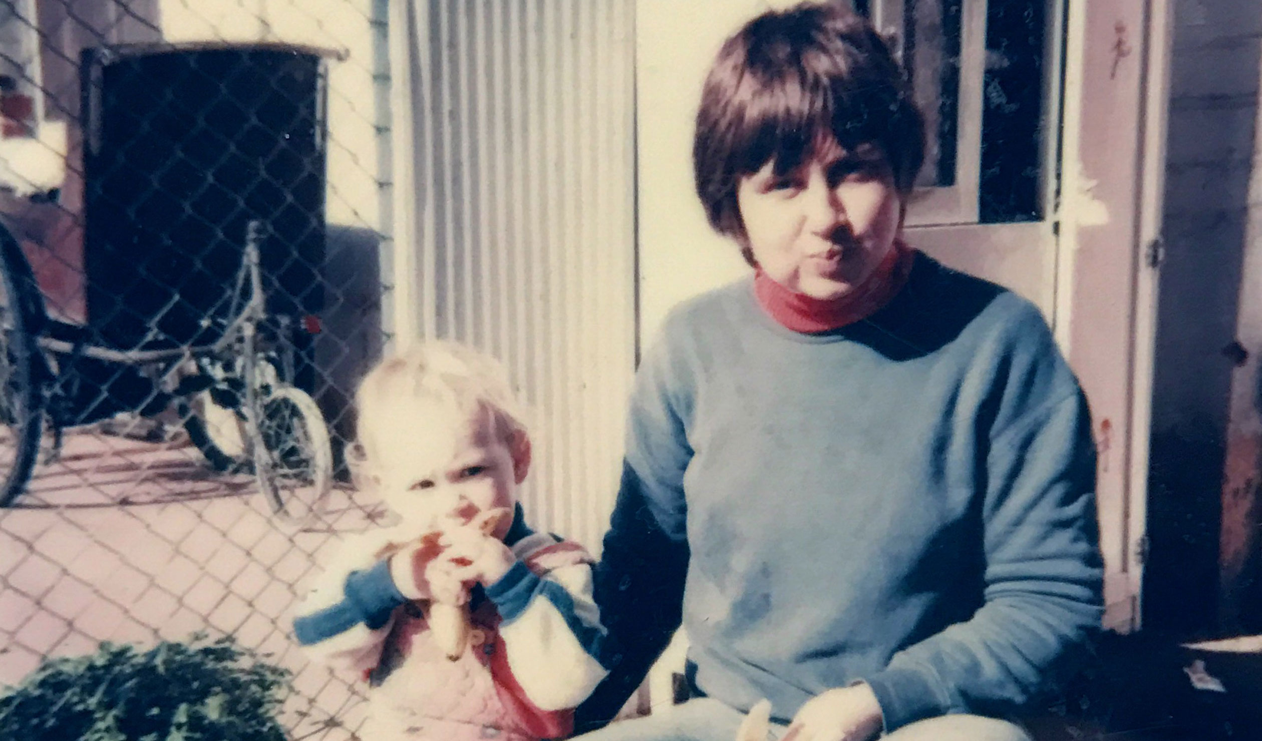 "I never considered my family ‘broken’."  Ianto Ware as a toddler with his mother Dimity.
