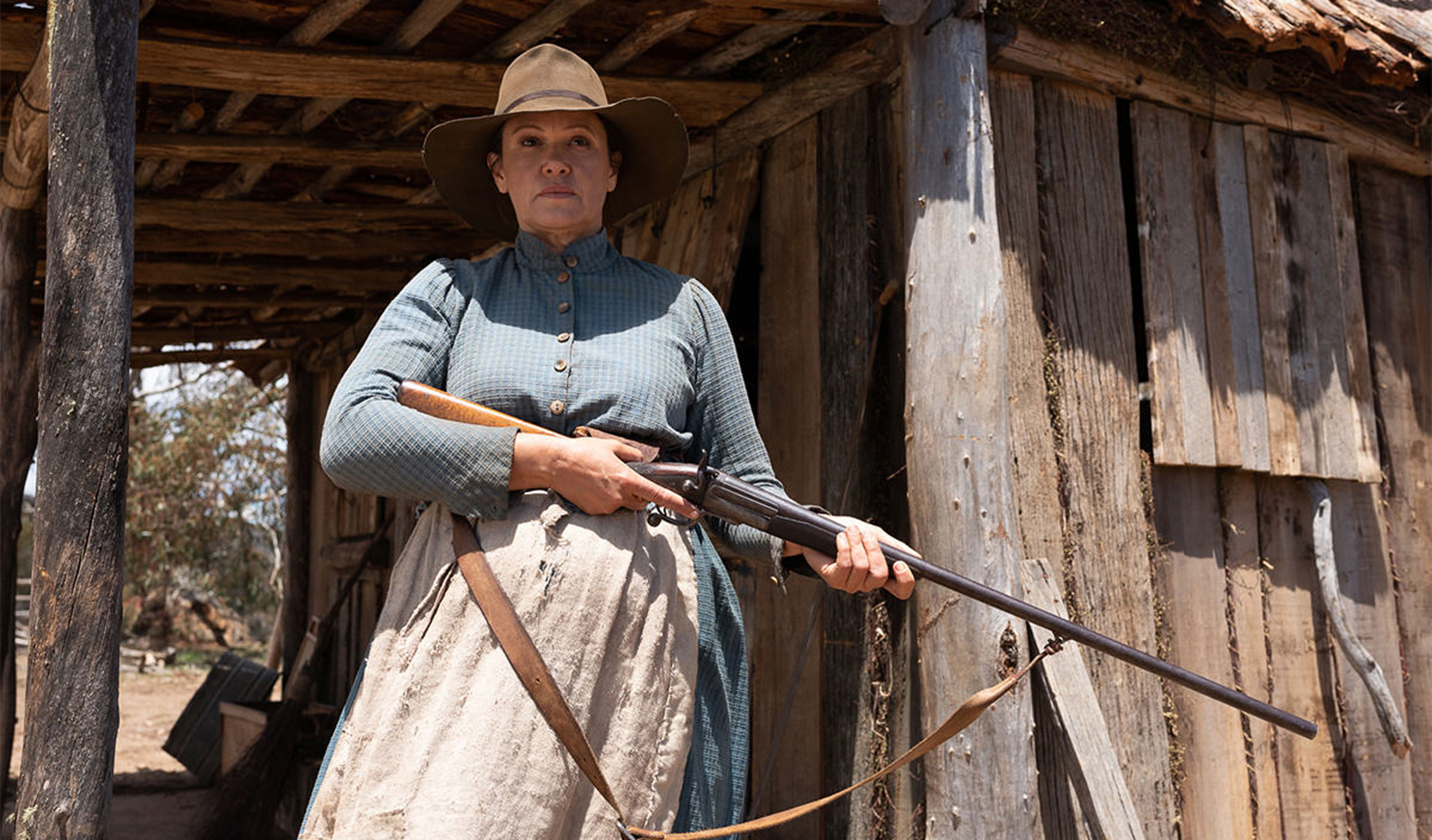 Leah Purcell in her new film 'The Drover's Wife'. Photo: Roadshow Films