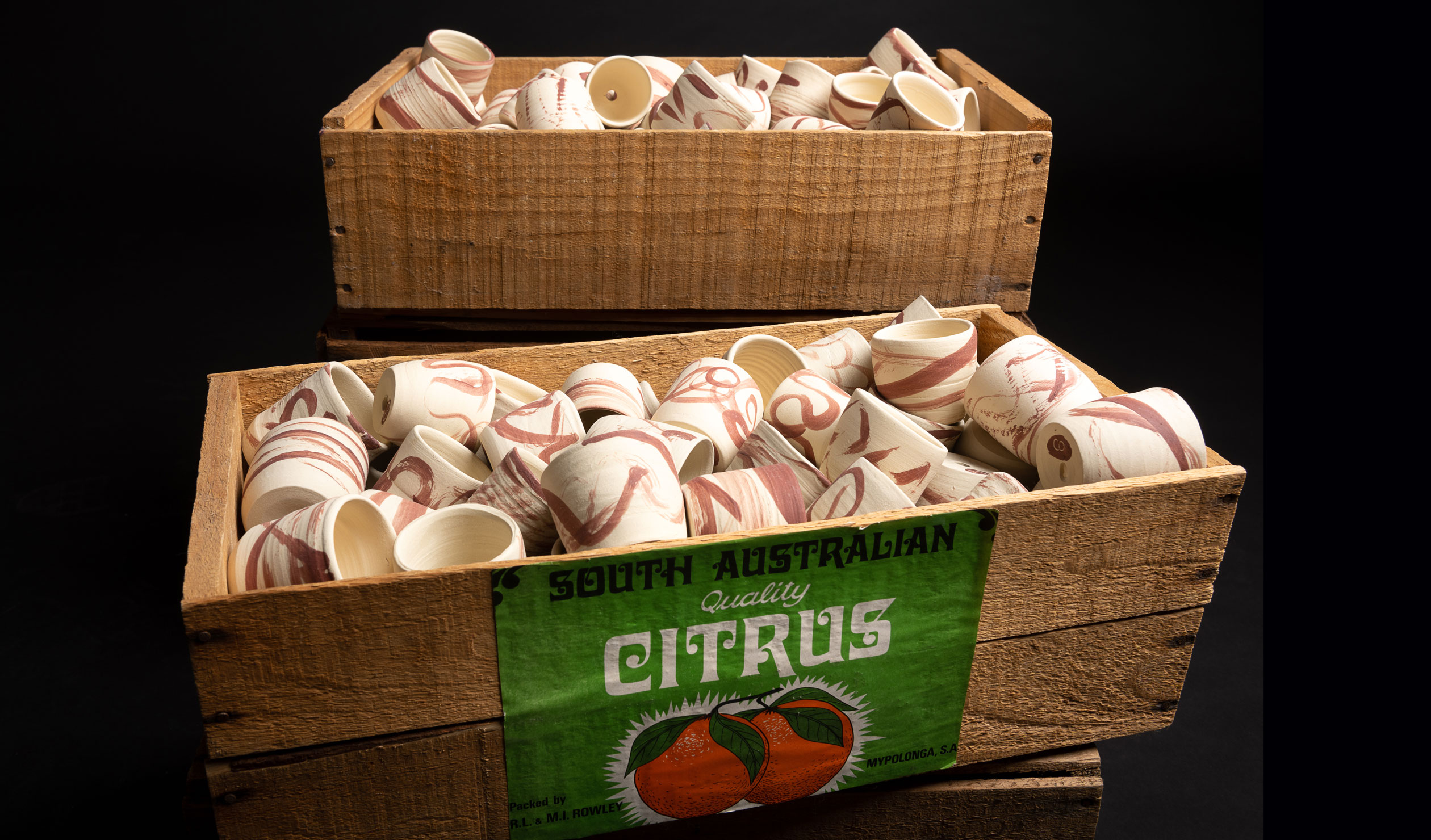 Charmaine Osborne's '150 seed pots for Unley green plots' won the All (150) Connections to Unley Art Prize 2021.
 