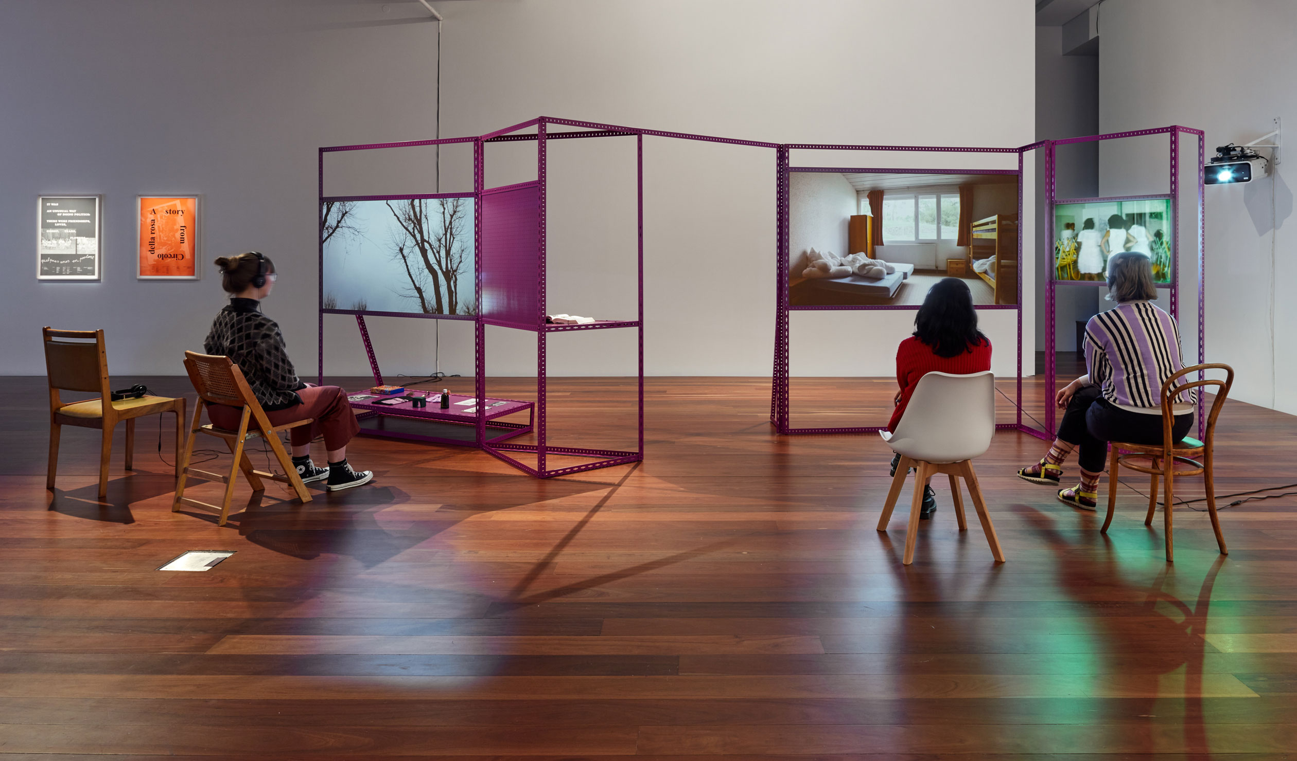 An installation view of Alex Martinis Roe's 'To Become Two' at Samstag Museum of Art, University of South Australia. Photo: Sam Noonan