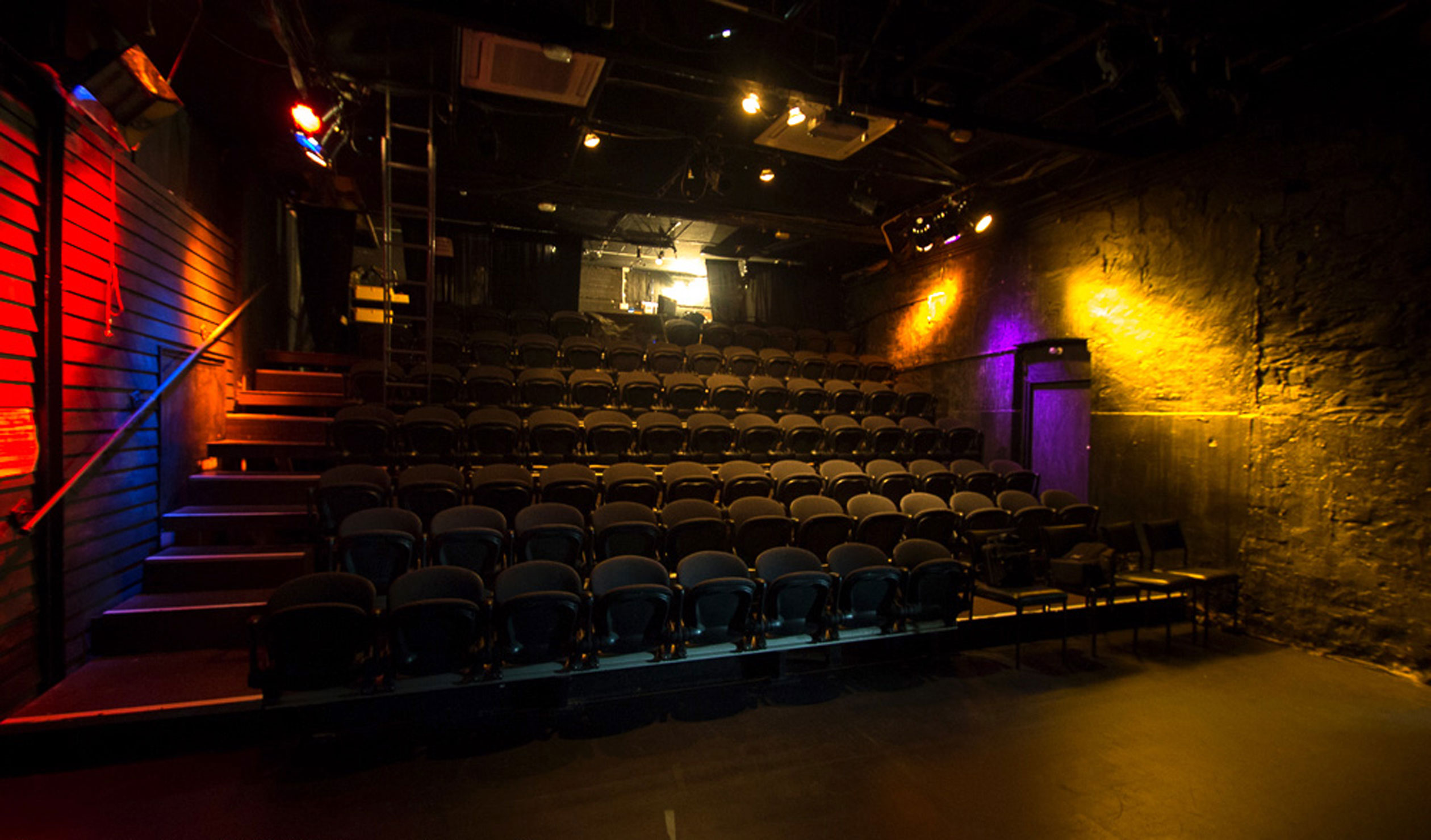 The Bakehouse's Main Theatre has an audience capacity of 86 and has served as a blank canvas for many independent theatre-makers. Photo: Stephen Dean / Bakehouse