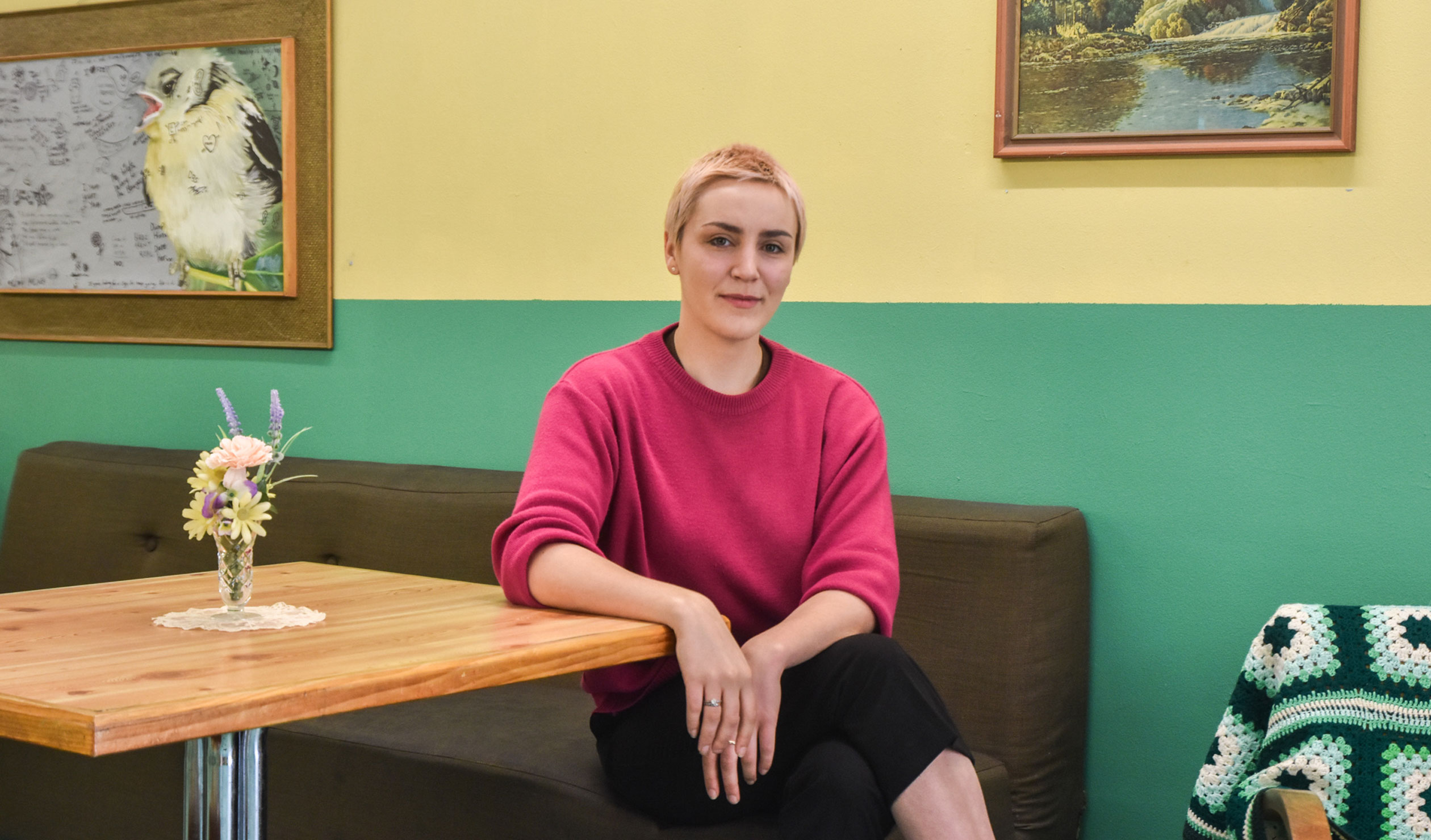 Mary Angley, pictured at Rumpus, says her 2020 Helpmann Academy Creative Investment Fellowship came at vital time in her career as an emerging artist. Photo: Anna Fenech