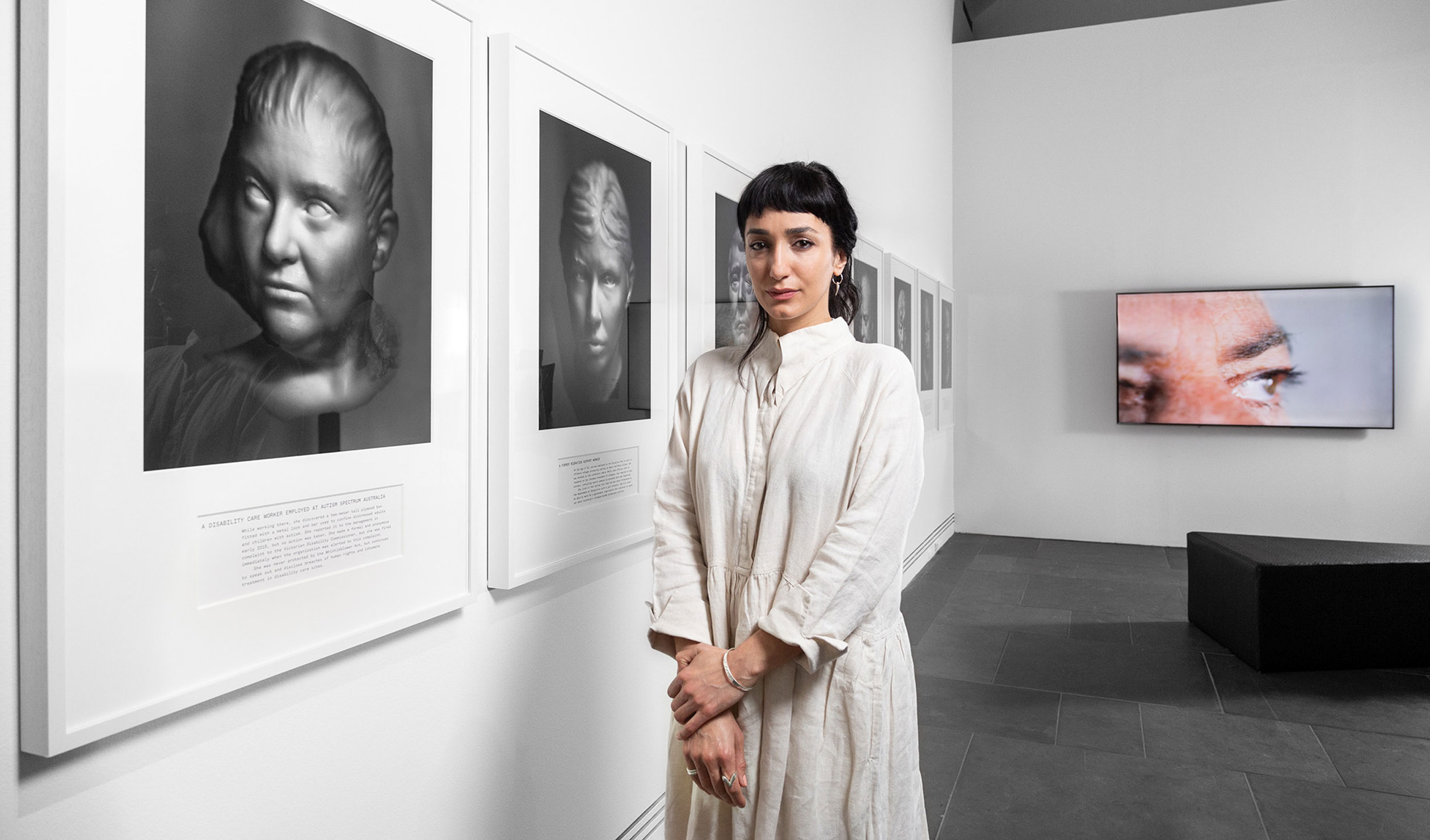 Thumbnail for Whistleblower work resonates with Ramsay exhibition visitors