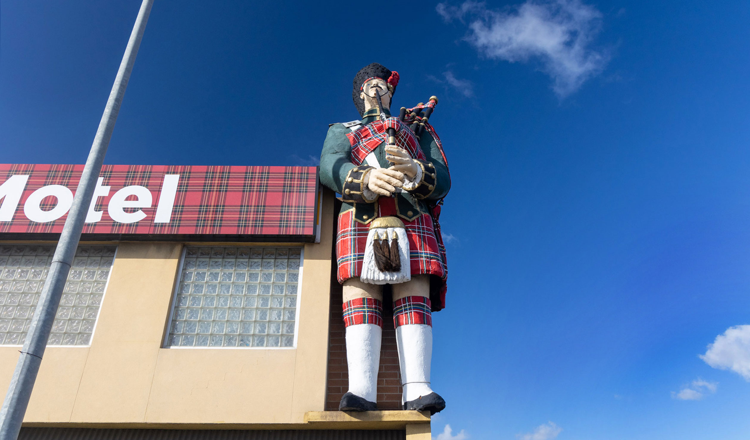 Paul Kelly, 'The Big Scotsman', 1963: Can a piece of advertising be considered a work of public art? Photo: Tony Lewis