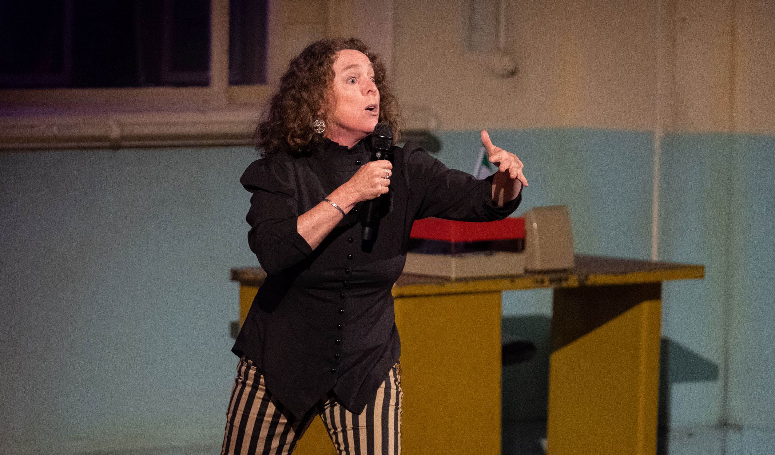 South Australian poet and performer Caroline Reid is personable and unpretentious in her delivery. Photo: Clare Hawley 