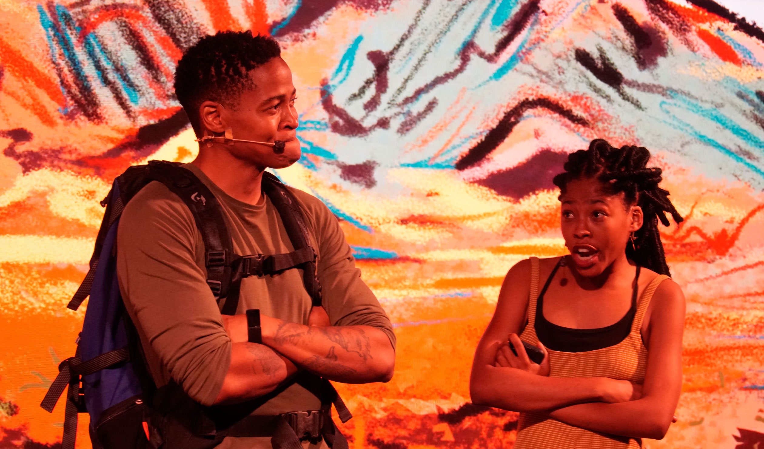 Tumelo Nthupi and Pontsho Nthupi in South Australian Playwrights Theatre's 'The Deep North', which will be further developed for inSPACE in 2022.