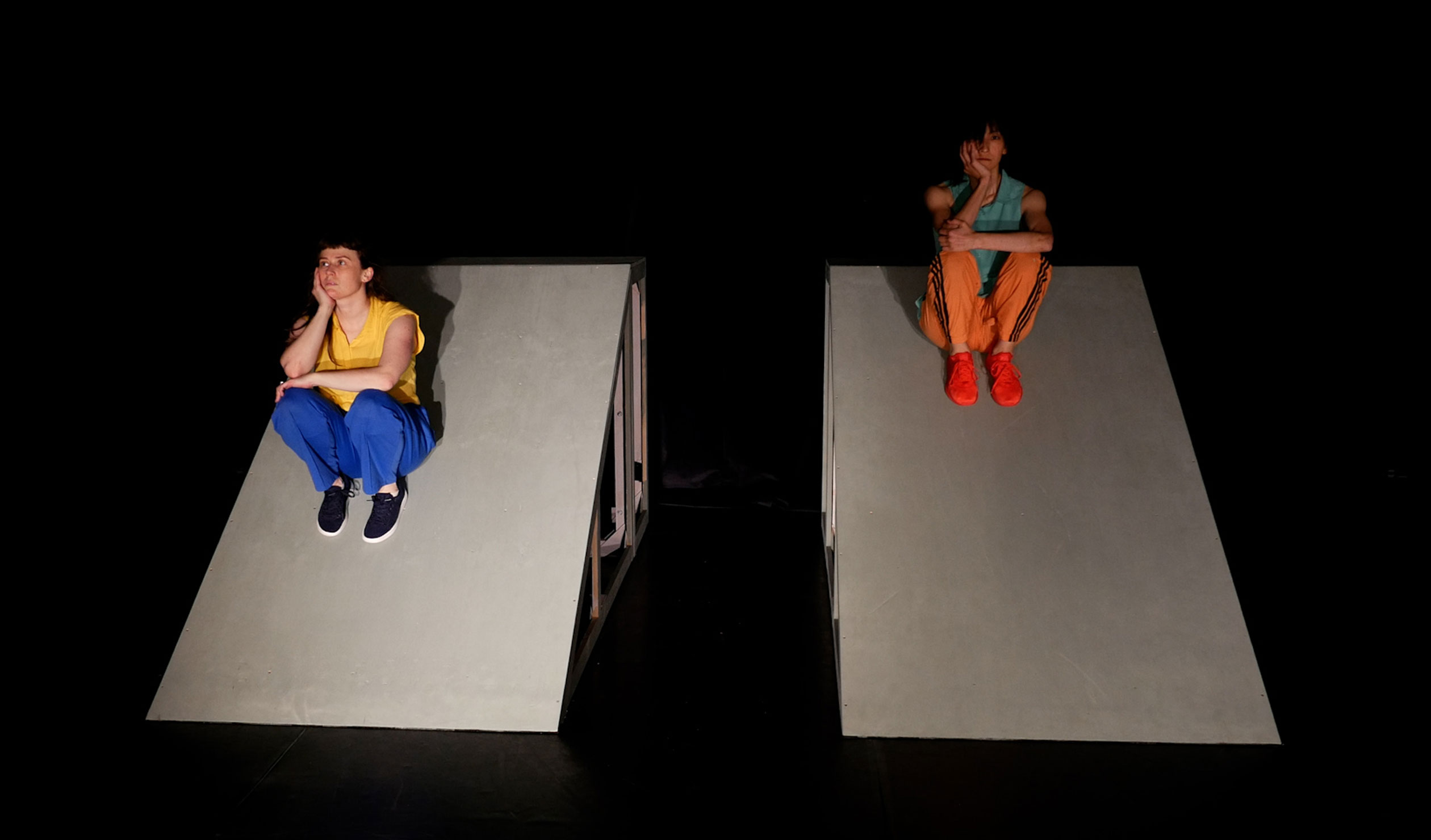Somewhere, Everywhere, Nowhere: Alison Currie and Yui Kawaguchi manage to convey a sense of being together, yet apart.