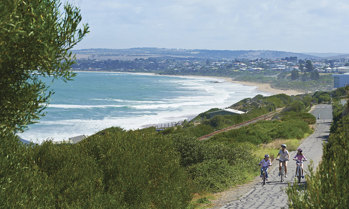 Port Elliot is known as a tourist playground – but it's also an emerging wine region. Photo: Adam Bruzzone / SA Tourism Commission