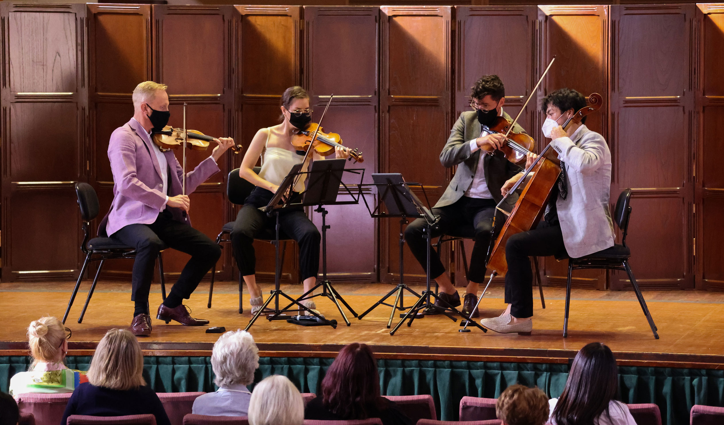 ASQ in Concert at Elder Hall. Photo: Kane Moroney